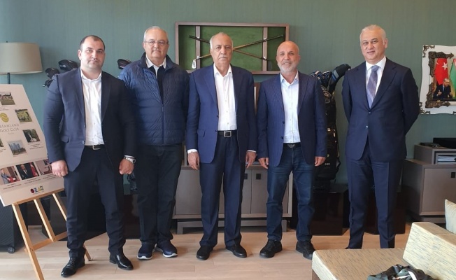 Çavuşoğlu Azersun Holding’i ziyaret etti